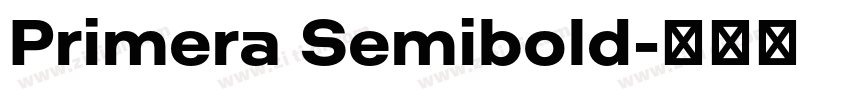 Primera Semibold字体转换